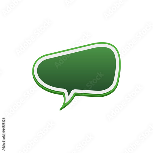 Colorful Speech Bubble Template