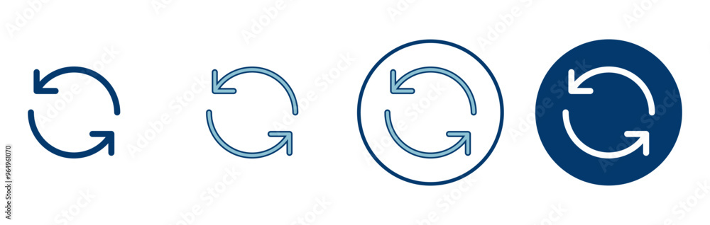 Refresh icon vector isolated on white background. Reload icon vector. Update icon. convert icon Refresh icon vector isolated on white background. Reload icon vector. Update icon. convert icon