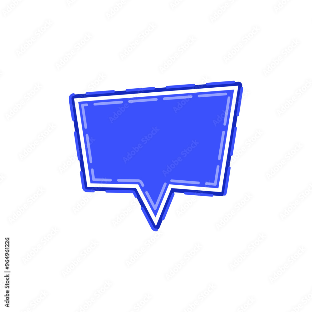 Fototapeta premium Cute Speech Bubble Template