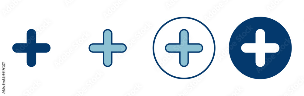 Plus Icon vector isolated on white background. Add plus icon. Addition sign. Medical Plus icon Plus Icon vector isolated on white background. Add plus icon. Addition sign. Medical Plus icon