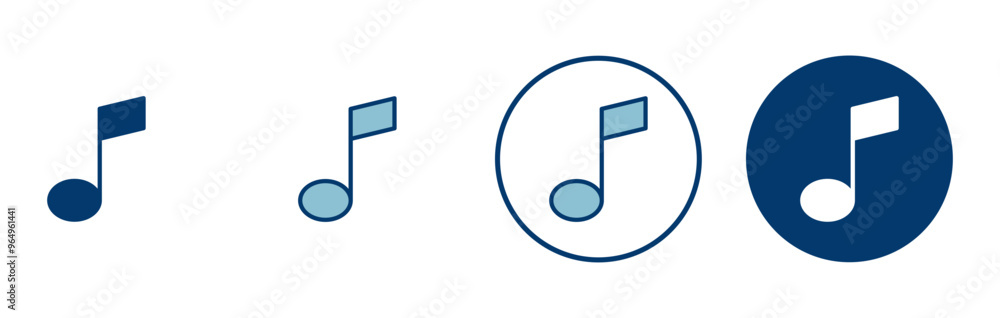 Music icon vector isolated on white background, music vector icon, Melody, song, note, sound, audio sign Music icon vector isolated on white background, music vector icon, Melody, song, note, sound, audio sign