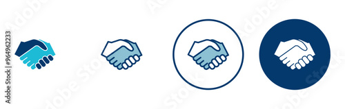 Business handshake icon vector isolated on white background. Handshake icon vector. contract agreement. Trust icon vector. Deal. Done. partnership icon