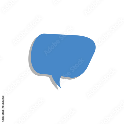 Cute Text Box Speech Bubble Template