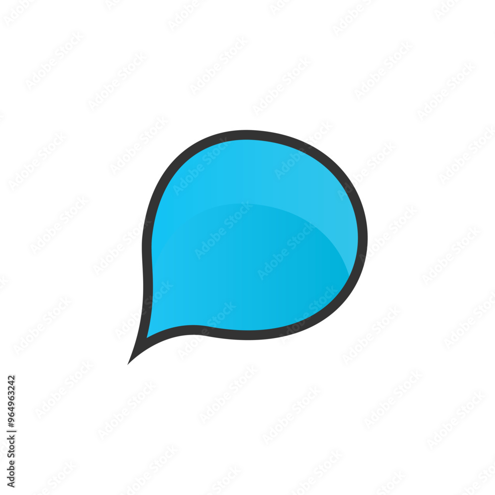 Gradient Speech Bubble Template Gradient Speech Bubble Template
