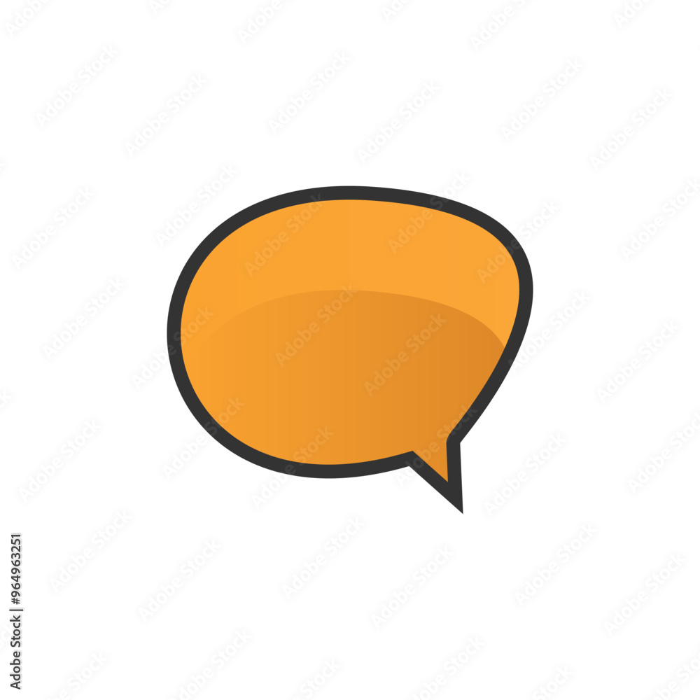 Gradient Speech Bubble Template Gradient Speech Bubble Template