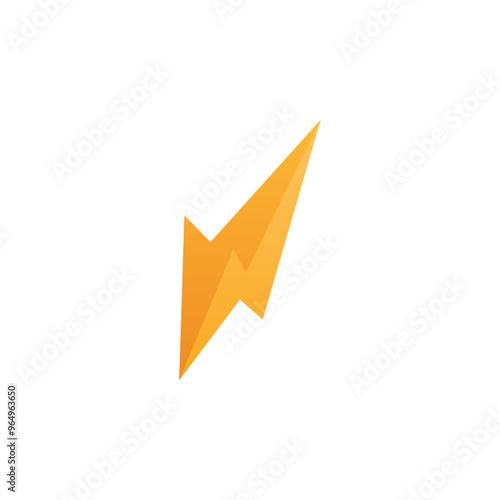 Lightning Flash Yellow Template