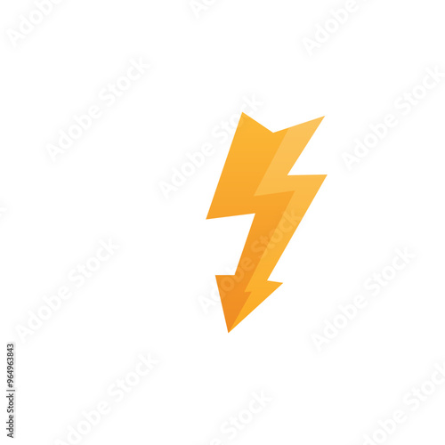 Lightning Flash Yellow Template