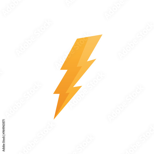 Lightning Flash Yellow Template