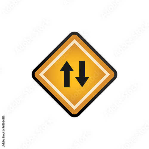 Yellow Road Sign Template Free Download Yellow Road Sign Template - GFXLoad