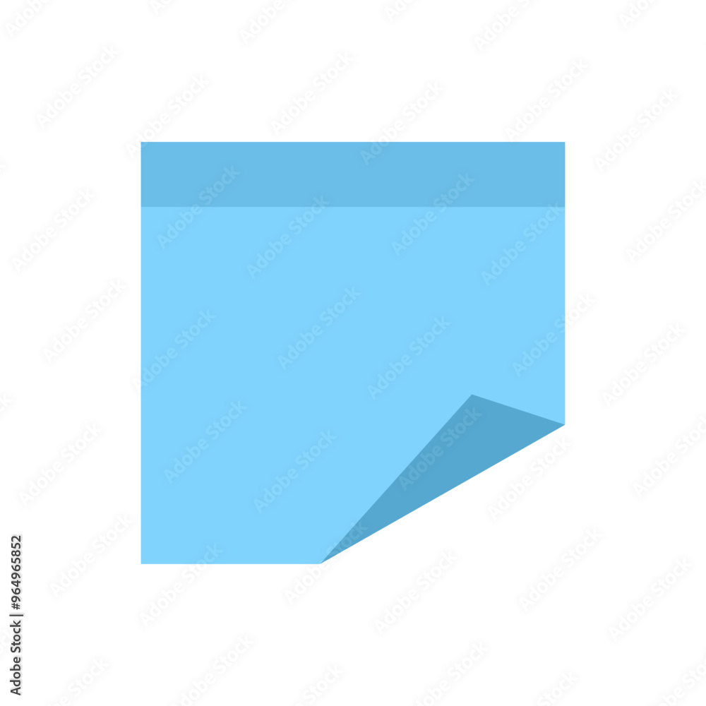 Flat Sticky Note Template Flat Sticky Note Template