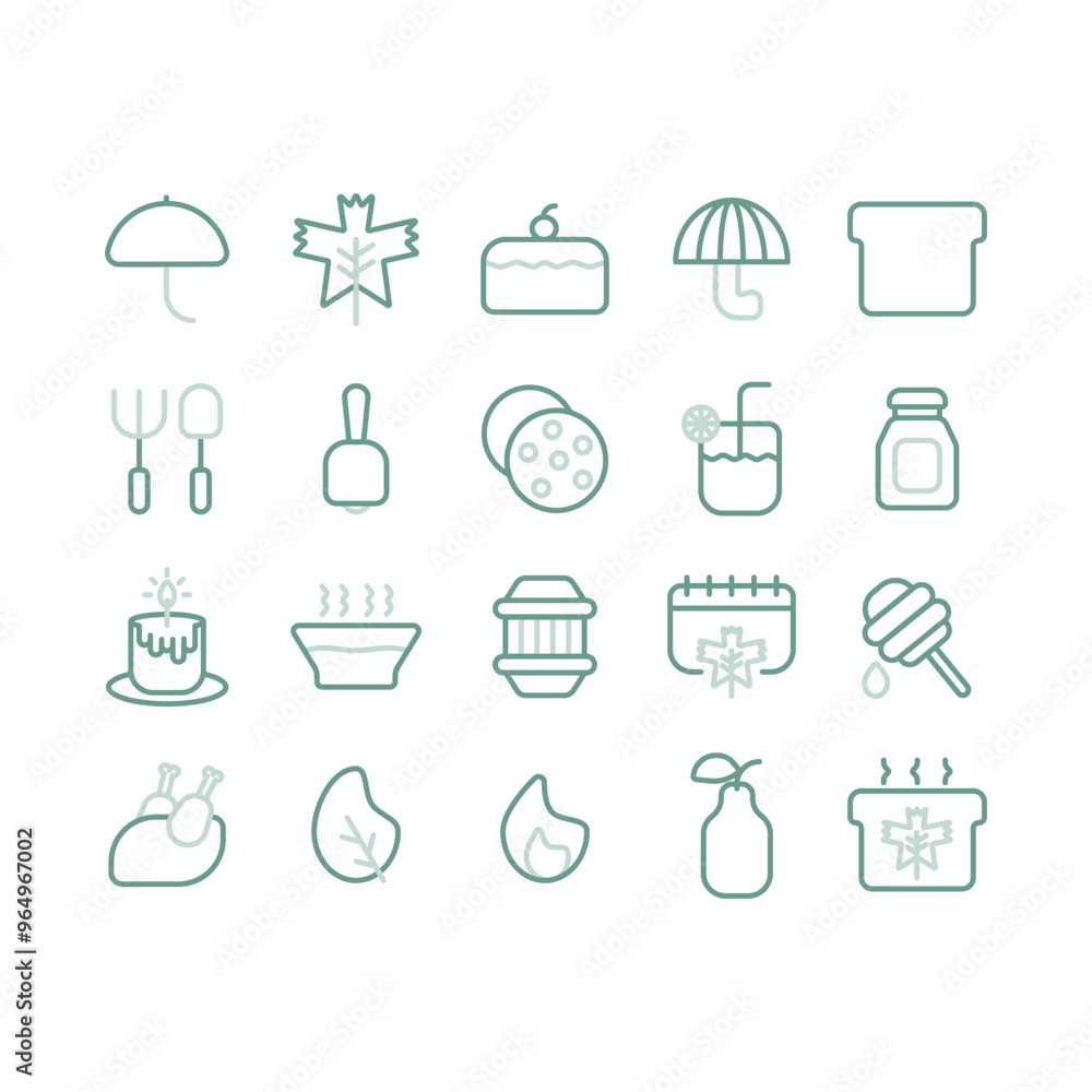 Design Icon Set Dual Tone Thanks Giving Design Icon Set Dual Tone Thanks Giving