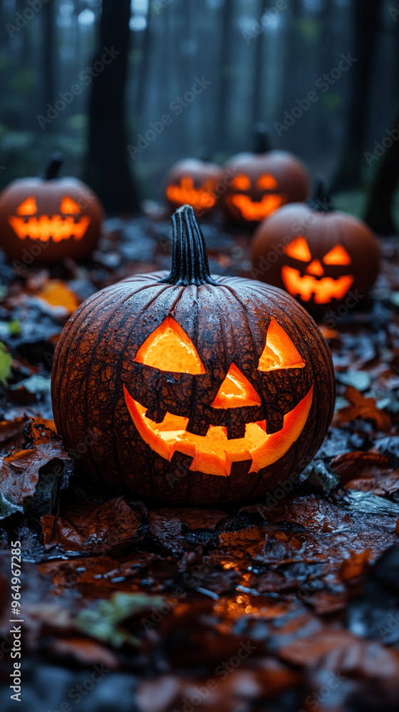 Halloween jack o' lantern pumpkins Halloween jack o' lantern pumpkins