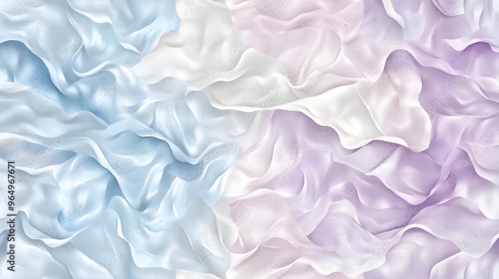 A delicate wave pattern in soft blue and lavender hues, creating a serene and calming abstract background. A delicate wave pattern in soft blue and lavender hues, creating a serene and calming abstract background.