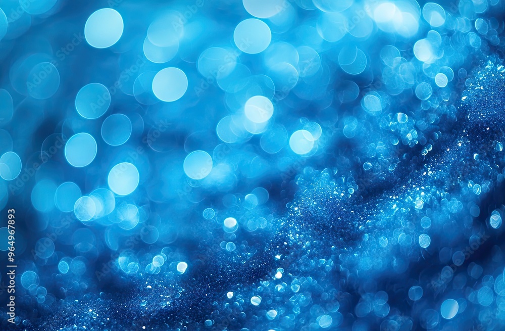 Abstract Blue Bokeh Background Abstract Blue Bokeh Background