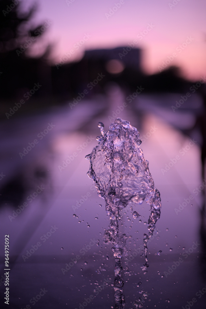 water against the sun