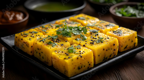 A plate of yellow steamed s...