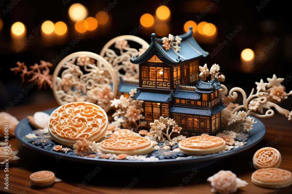 Mid autumn festival moon cake Mid autumn festival moon cake
