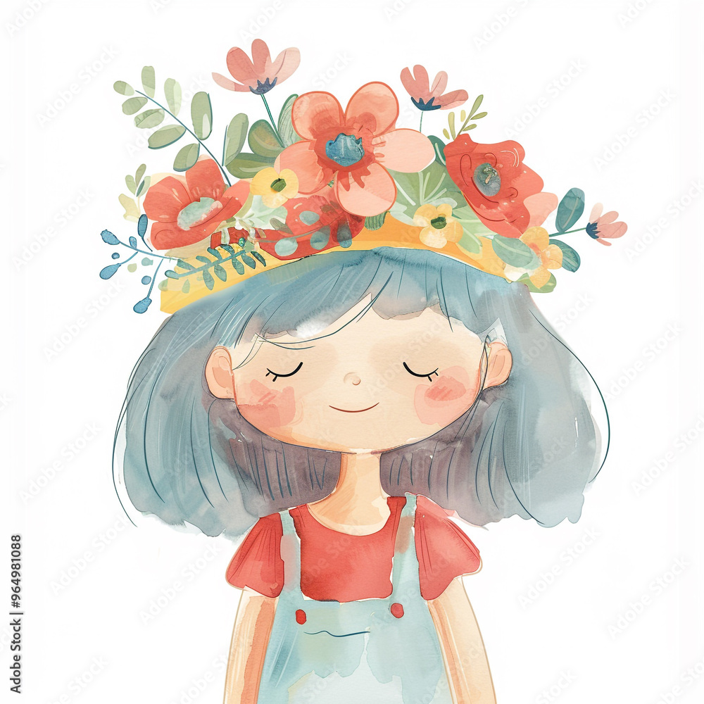 Creating a Charming Watercolor: The Beginnings of a New Friendship Creating a Charming Watercolor: The Beginnings of a New Friendship