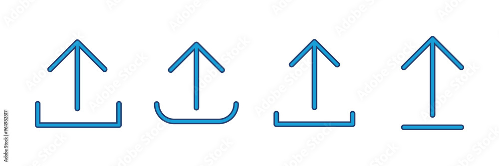 Upload icon vector. load data symbol Upload icon vector. load data symbol