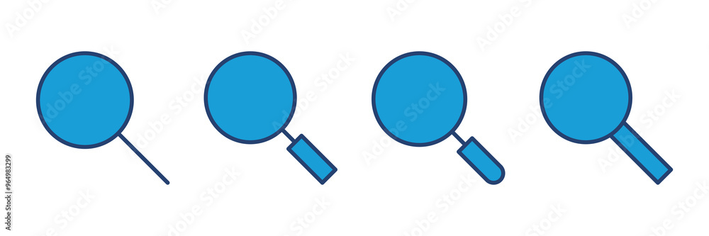 Search icon vector. search magnifying glass icon Search icon vector. search magnifying glass icon