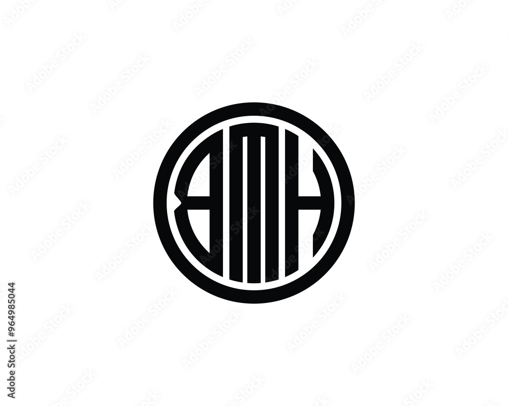 BMH Logo design vector template. BMH BMH Logo design vector template. BMH