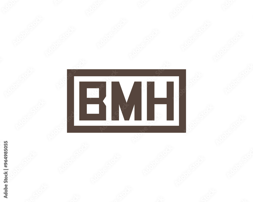BMH Logo design vector template. BMH BMH Logo design vector template. BMH