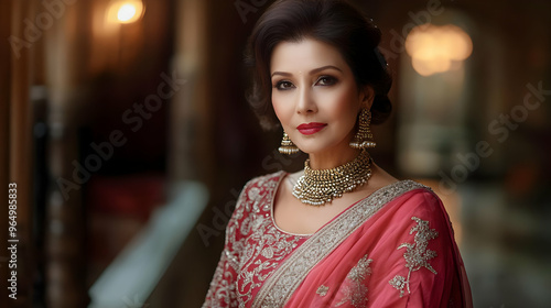 A woman in traditional atti...
