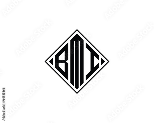 BMI logo design vector template. BMI