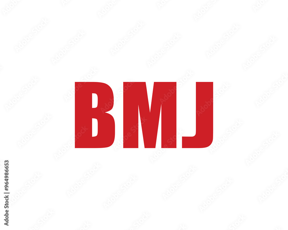 BMJ logo design vector template. BMJ BMJ logo design vector template. BMJ