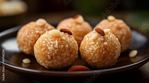 Sweet spherical treats made...