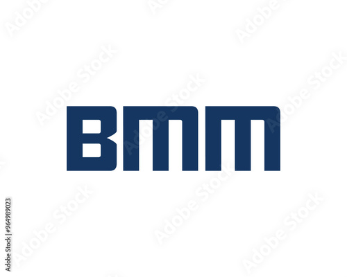 BMM Logo design vector template. BMM