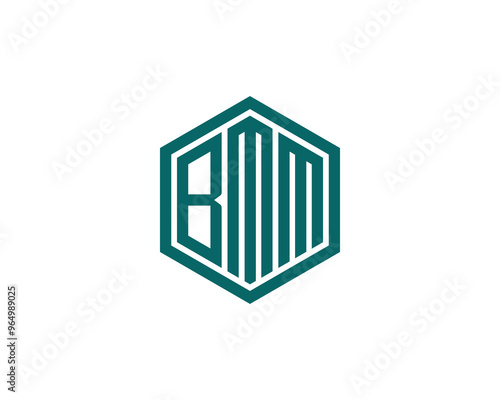 BMM Logo design vector template. BMM