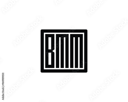 BMM Logo design vector template. BMM