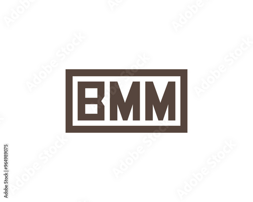 BMM Logo design vector template. BMM