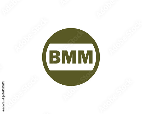 BMM Logo design vector template. BMM