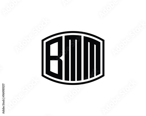 BMM Logo design vector template. BMM