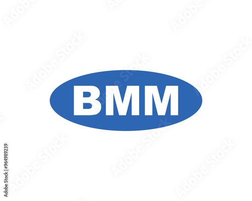 BMM Logo design vector template. BMM