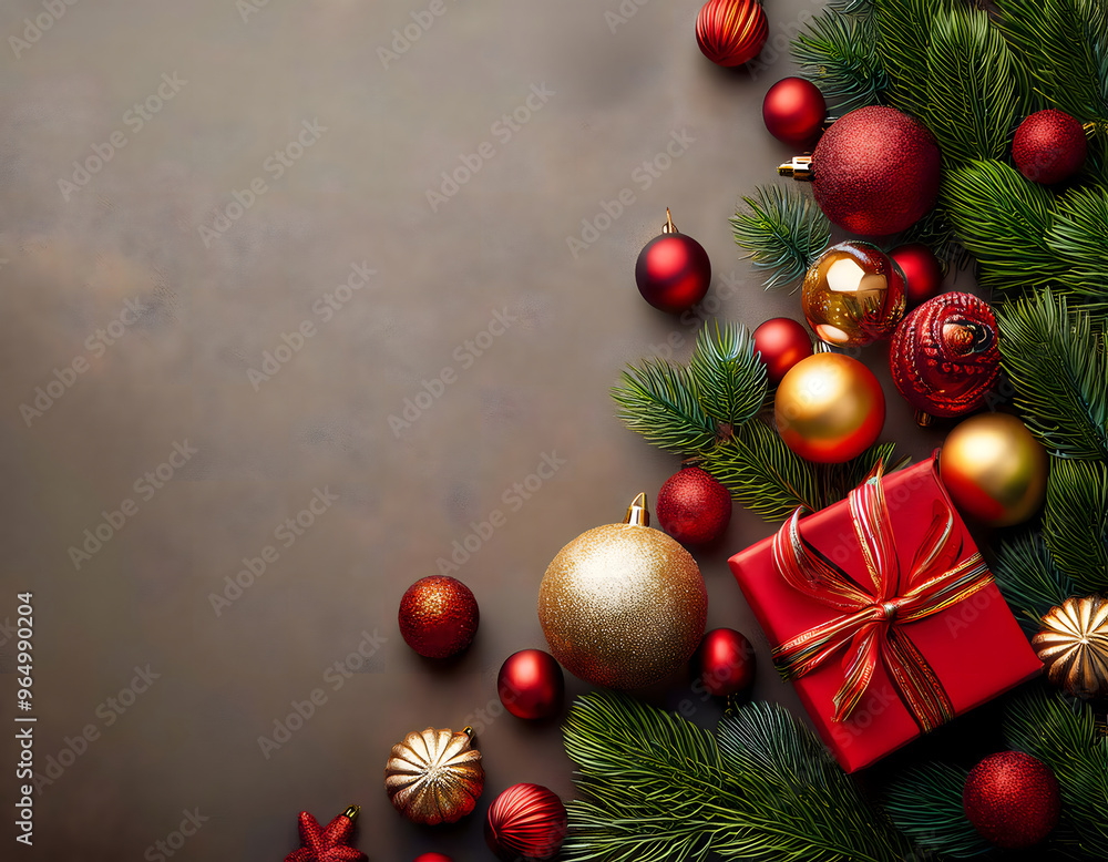 christmas background with tree with decorations christmas background with tree with decorations