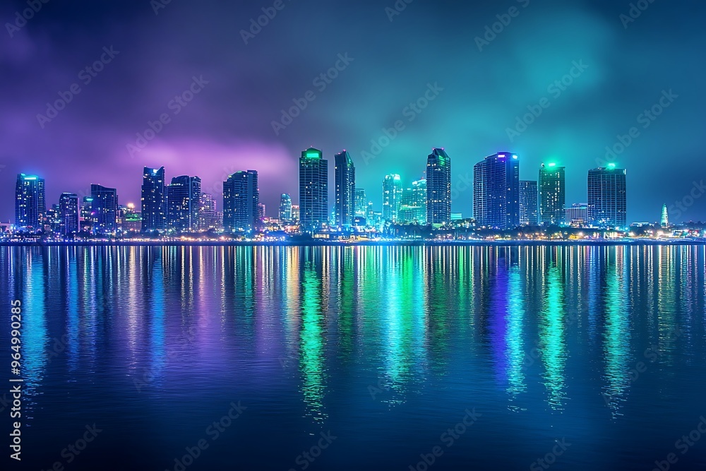 Obraz premium San Diego Skyline, California, USA