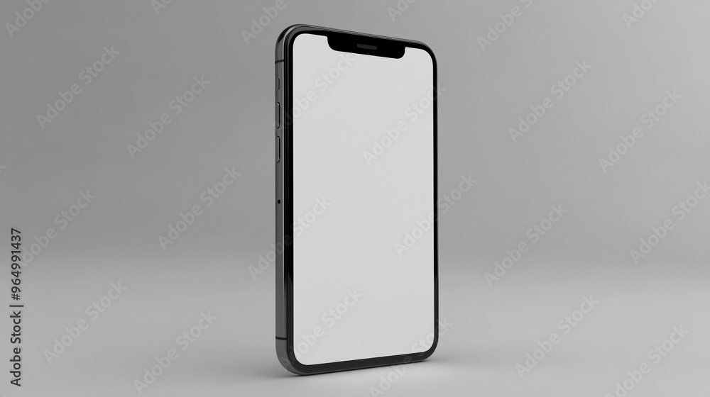 blank white smartphone mockup on a clean, minimalist background, ideal for showcasing app designs or advertisements blank white smartphone mockup on a clean, minimalist background, ideal for showcasing app designs or advertisements