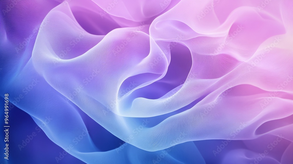 Abstract texture of sheer fabric in blue and pink hues. Abstract texture of sheer fabric in blue and pink hues.