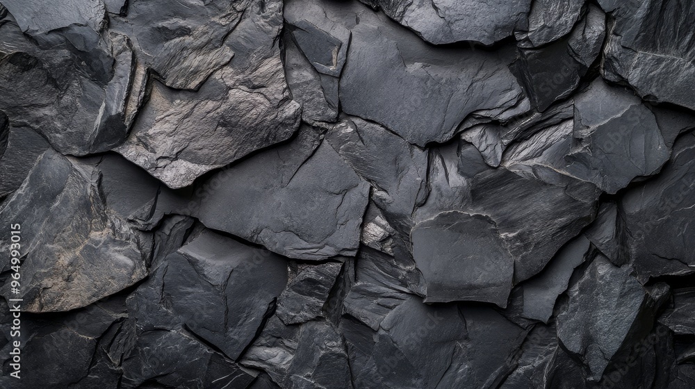 Black stone texture background Black stone texture background