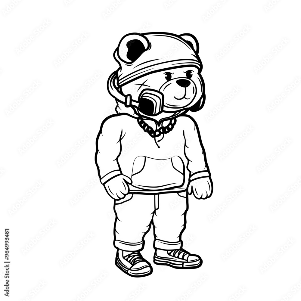 Teddy Bear | Teddy Swag | Gangster Teddy | Hippie Grizzly | Swag Bear | Cool Teddy |Hipster Bear | Fashioned Bear | Original Illustration | Vector and Clipart | Cutfile and Stencil Teddy Bear | Teddy Swag | Gangster Teddy | Hippie Grizzly | Swag Bear | Cool Teddy |Hipster Bear | Fashioned Bear | Original Illustration | Vector and Clipart | Cutfile and Stencil