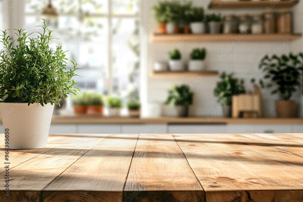kitchen table background, wood counter top on blur of white clean abstract home interior with bokeh. used for display or montage your wooden for dining background. table banner, ai kitchen table background, wood counter top on blur of white clean abstract home interior with bokeh. used for display or montage your wooden for dining background. table banner, ai