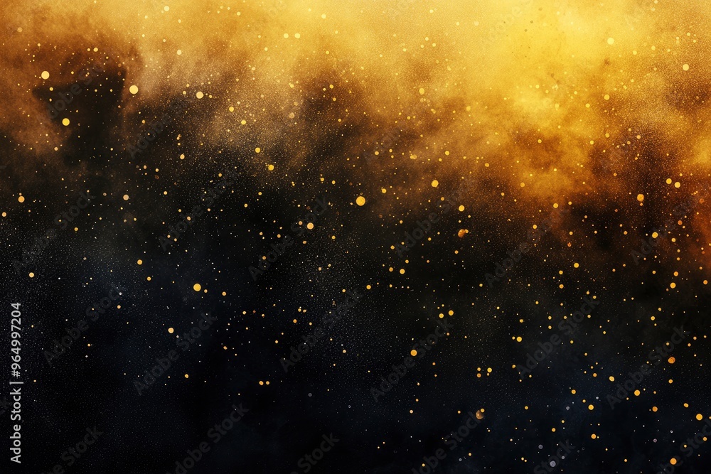 Golden Black Yellow Colorful Gradient Background with Noise Texture Effects , ai Golden Black Yellow Colorful Gradient Background with Noise Texture Effects , ai