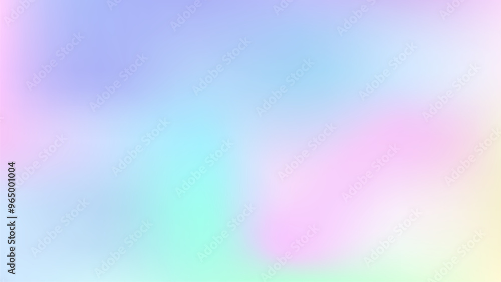 Obraz premium Gradient Background In Soft Pastel Colors, Blurred Gradient.