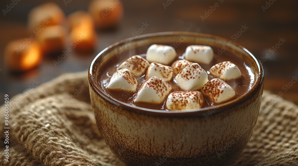 Hot Chocolate with Marshmallows Hot Chocolate with Marshmallows