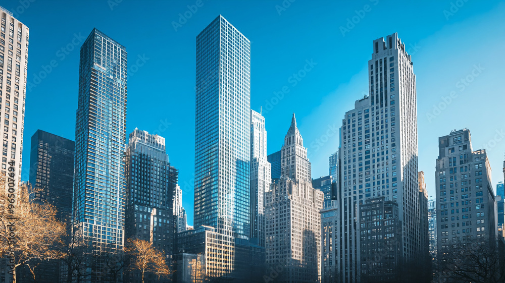 Obraz premium city cityscape