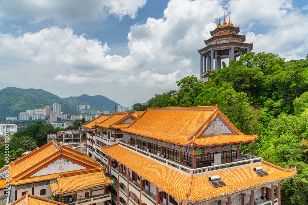 Obraz premium Awesome view of the Kek Lok Si Temple, Penang, Malaysia