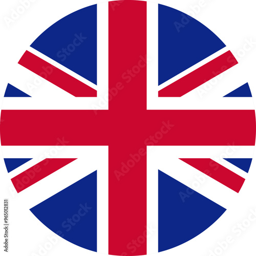 United Kingdom  flag illustrator country flags round